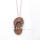 Gemstone Tiger Eye Necklace a Pairs Slipper Love Necklace Pendant for Jewelries Accessaries